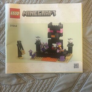 LEGO Minecraft Ender Dragon Battle Set - Black and Pink instructions